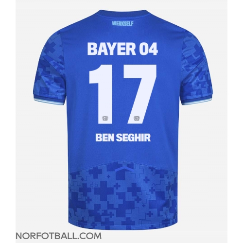 Billige Fotballdrakt Bayer Leverkusen Eliesse Ben Seghir #17 Replika Tredjedrakt 2025-26 Kortermet Billige Fotballdrakt Bayer Leverkusen Eliesse Ben Seghir #17 Replika Tredjedrakt 2025-26 Kortermet